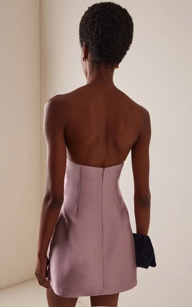 BERNADETTE Charlotte Bow-Detailed Mini Dress | Thumbnail 4 BERNADETTE Charlotte Bow-Detailed Mini Dress | Thumbnail 4