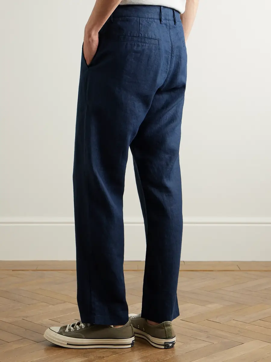 NN07 Aden 1454 Straight-Leg Woven Linen Trousers - Men | Thumbnail 4 NN07 Aden 1454 Straight-Leg Woven Linen Trousers - Men | Thumbnail 4