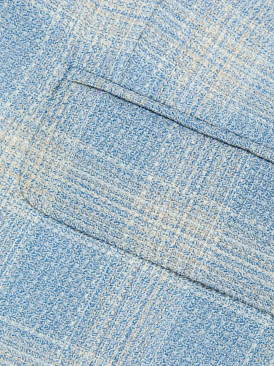 Emporio Armani Men's Plaid Wool Sport Coat | Thumbnail 7 Emporio Armani Men's Plaid Wool Sport Coat | Thumbnail 7