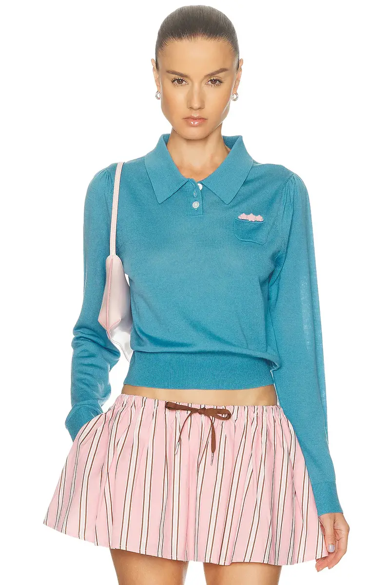 Sandy Liang Polo Sweater
