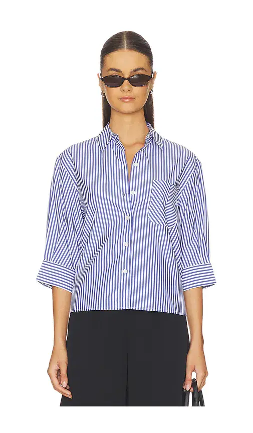 rag & bone Lucia Stripe Poplin Shirt