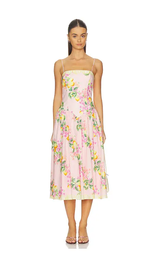 Amanda Uprichard Delora Midi Dress | Image 1 Amanda Uprichard Delora Midi Dress | Image 1