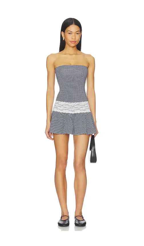Frankies Bikinis Mirage Cotton Jersey Mini Dress | Image 1 Frankies Bikinis Mirage Cotton Jersey Mini Dress | Image 1