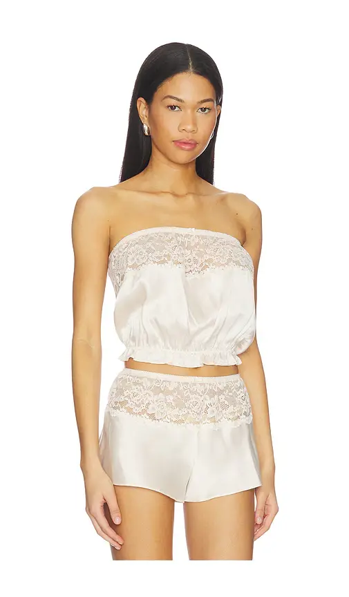 Frankies Bikinis Rosie Silk Sleeveless Blouse | Thumbnail 2