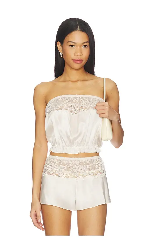 Frankies Bikinis Rosie Silk Sleeveless Blouse | Image 1 Frankies Bikinis Rosie Silk Sleeveless Blouse | Image 1