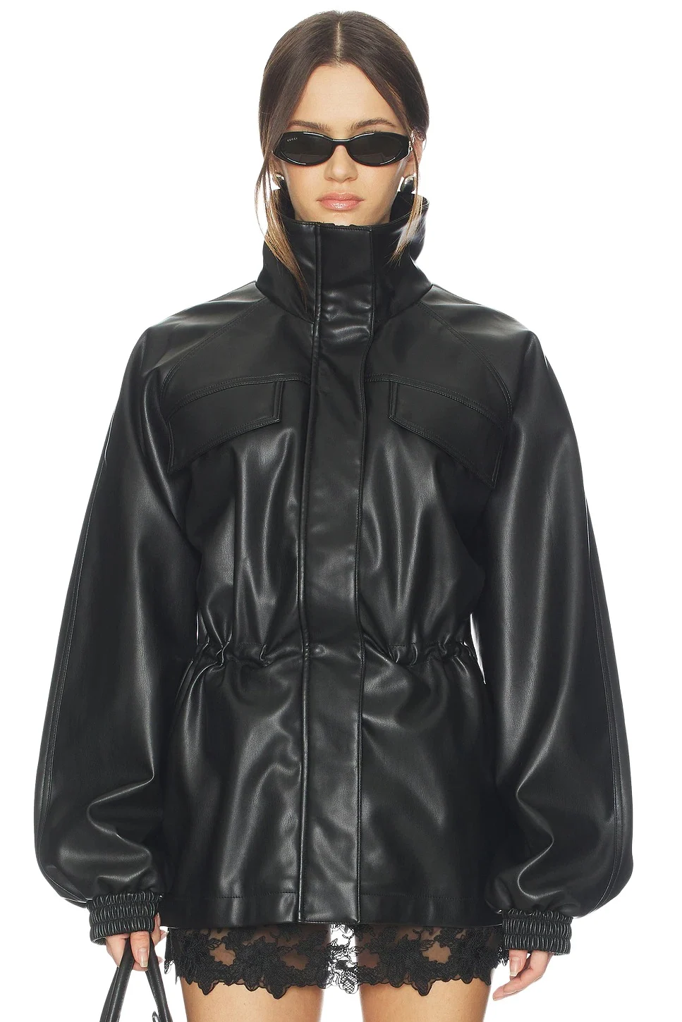 ALL THE WAYS Corina Faux Leather Jacket