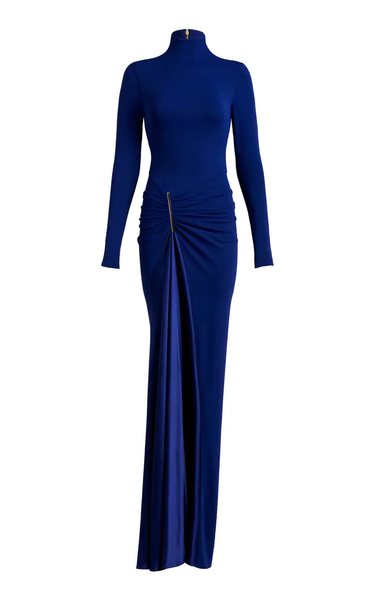 Lena Ruched Jersey Maxi Dress Lena Ruched Jersey Maxi Dress