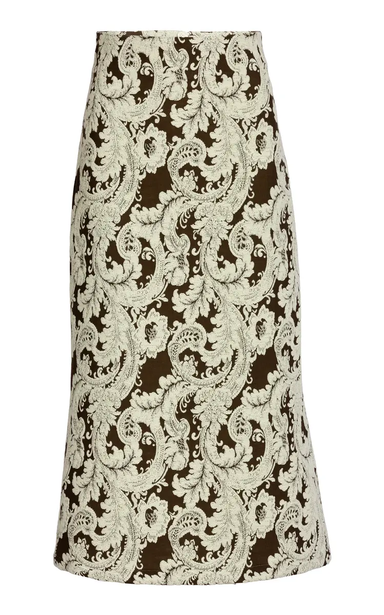 Atira Jacquard Midi Skirt