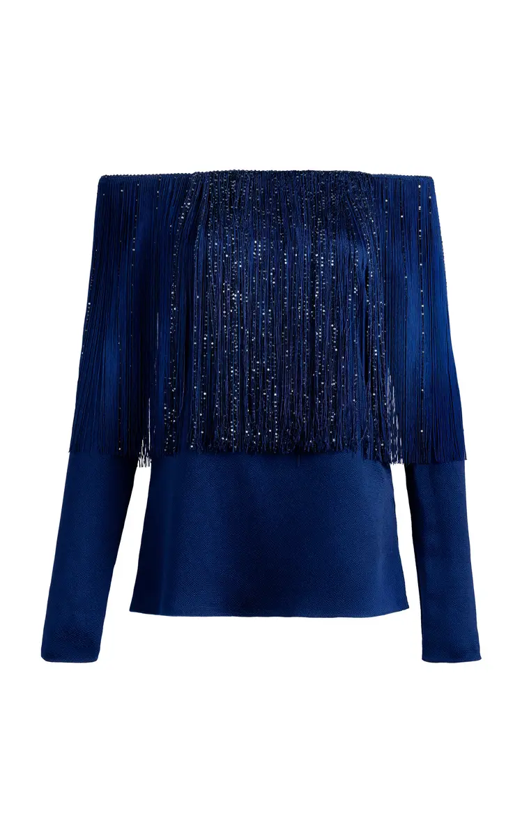Silvia Tcherassi Belinda Fringed Blouse | Thumbnail 2 Silvia Tcherassi Belinda Fringed Blouse | Thumbnail 2