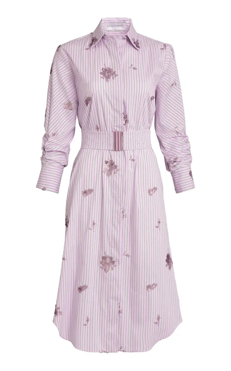Silvia Tcherassi Kendi Cotton-Blend Midi Dress | Thumbnail 3 Silvia Tcherassi Kendi Cotton-Blend Midi Dress | Thumbnail 3
