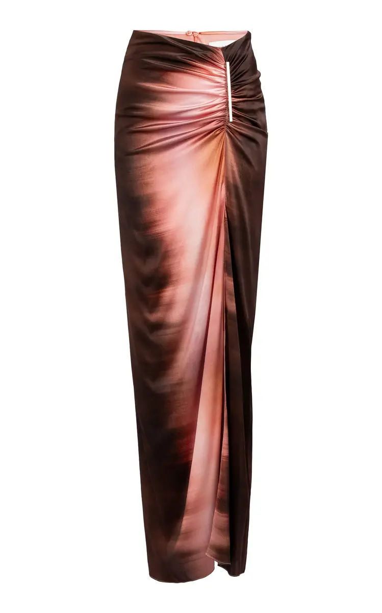 Keiry Silk-Blend Maxi Skirt Keiry Silk-Blend Maxi Skirt