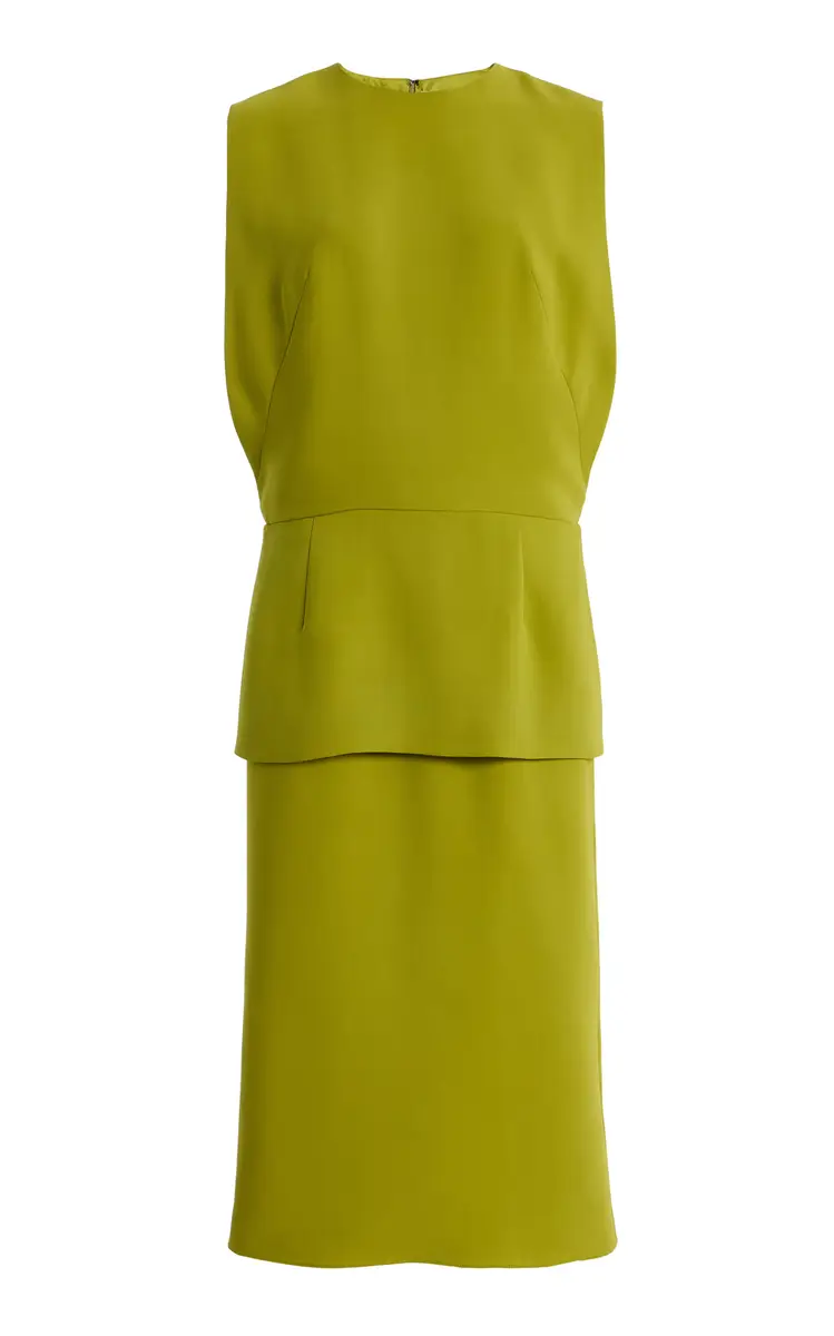 Kate Hundley Peplum Midi Dress