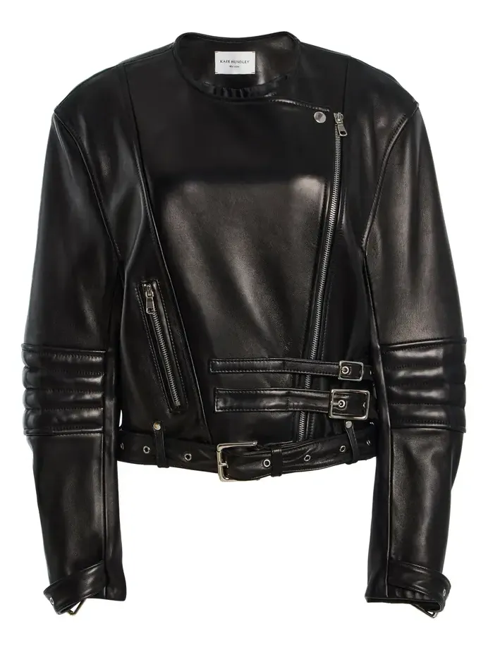 Kate Hundley Charli Moto Leather Jacket