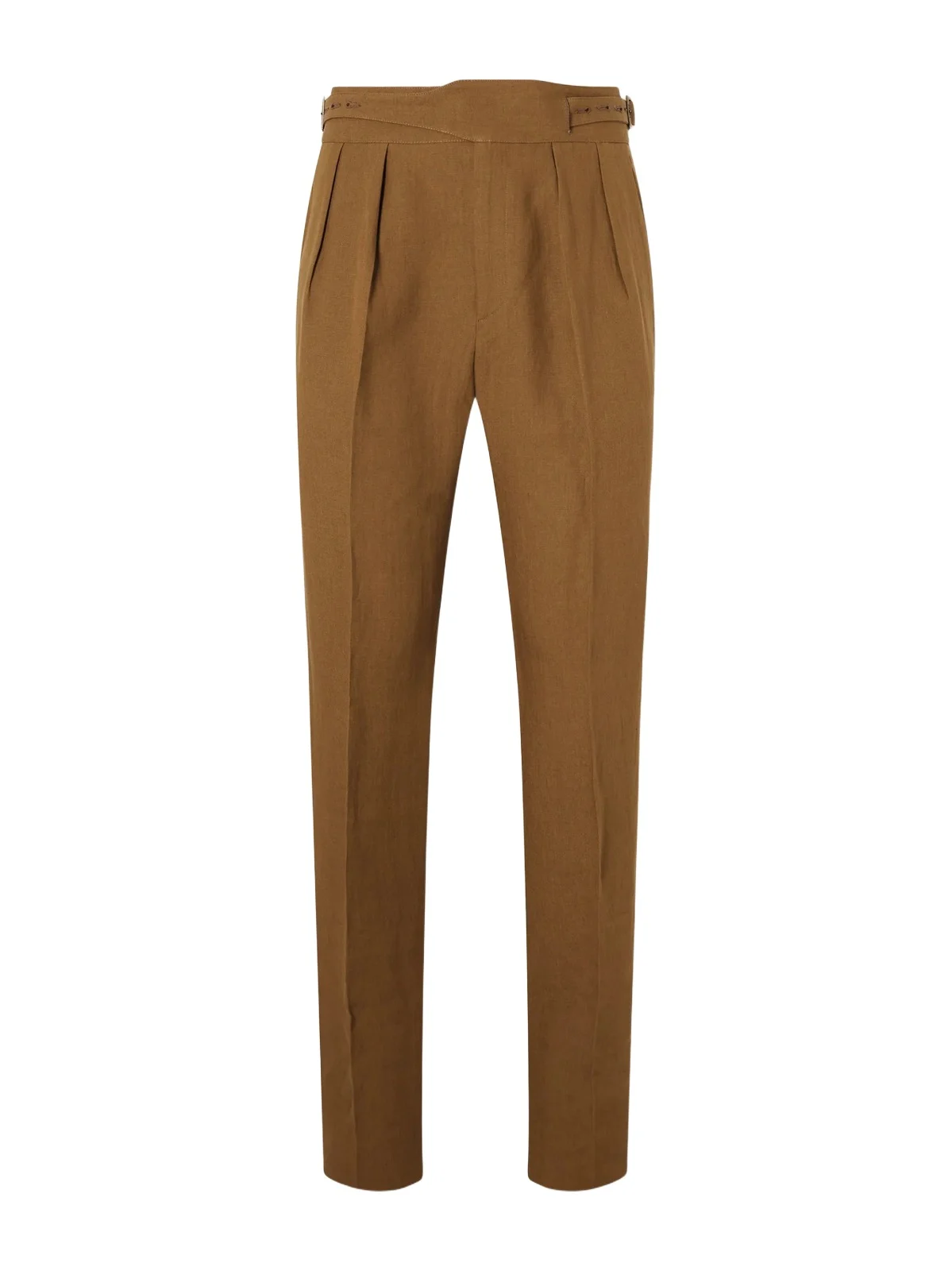 Manny Straight-Leg Pleated Linen Trousers - Men