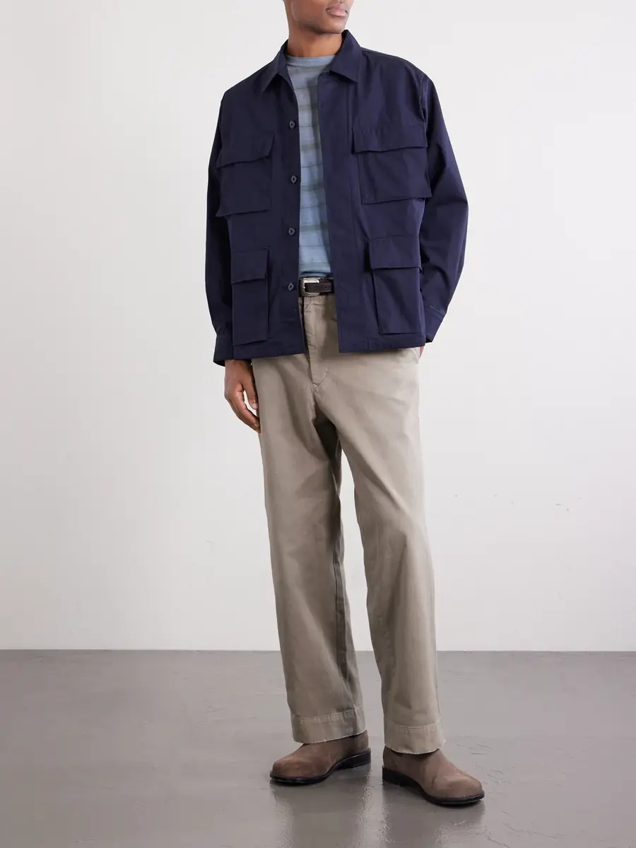 WTAPS Logo-Print Cotton-Blend CORDURA® Overshirt - Men | Thumbnail 2 WTAPS Logo-Print Cotton-Blend CORDURA® Overshirt - Men | Thumbnail 2