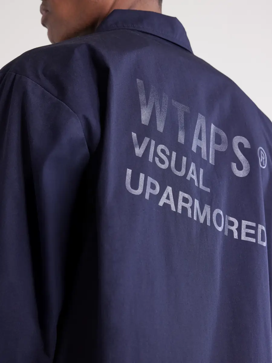 WTAPS Logo-Print Cotton-Blend CORDURA® Overshirt - Men | Thumbnail 5 WTAPS Logo-Print Cotton-Blend CORDURA® Overshirt - Men | Thumbnail 5