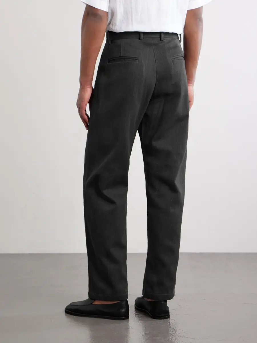 Kartik Research Straight-Leg Embroidered Cotton-Twill Trousers - Men | Thumbnail 4 Kartik Research Straight-Leg Embroidered Cotton-Twill Trousers - Men | Thumbnail 4