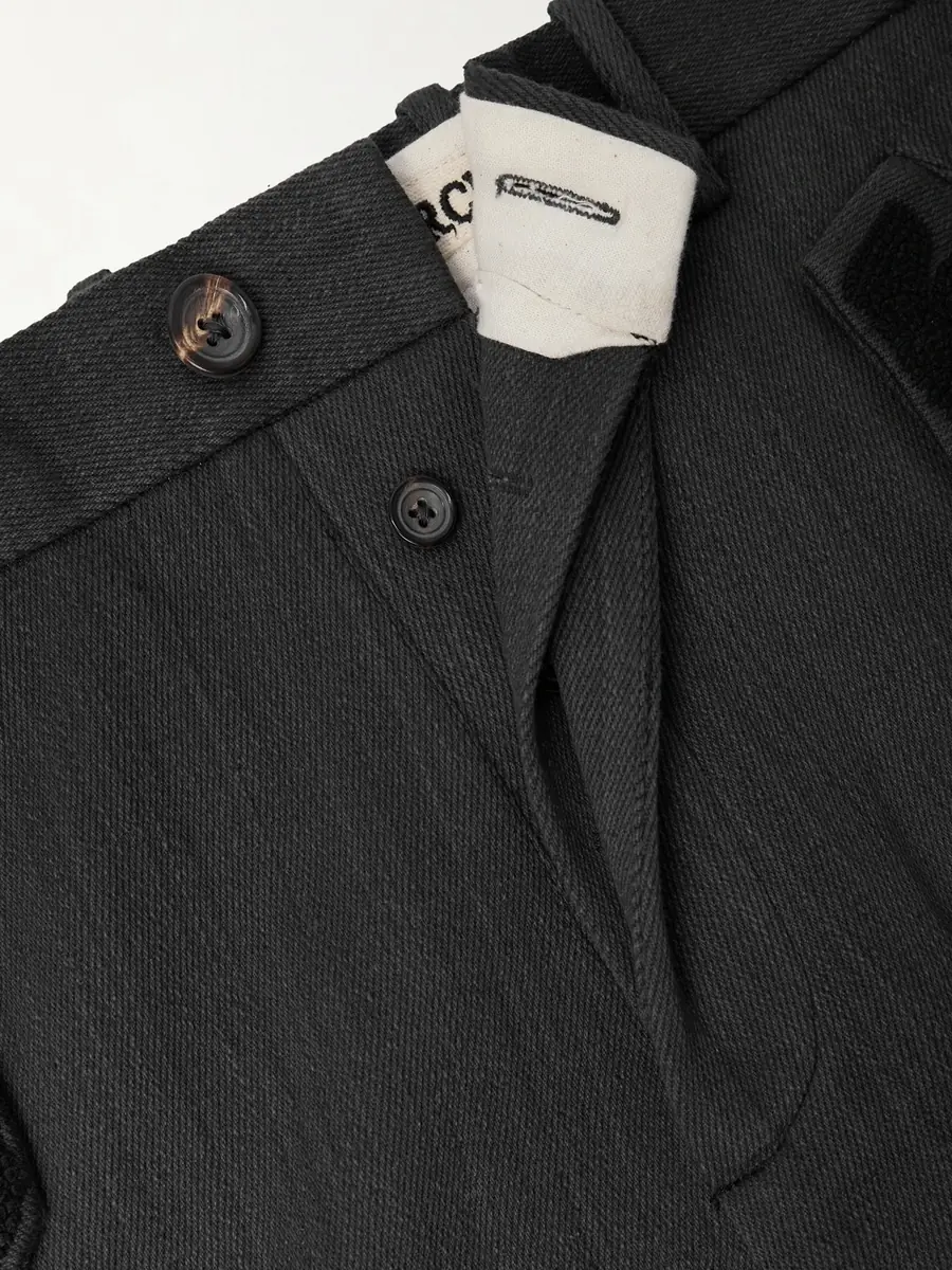Kartik Research Straight-Leg Embroidered Cotton-Twill Trousers - Men | Thumbnail 6 Kartik Research Straight-Leg Embroidered Cotton-Twill Trousers - Men | Thumbnail 6