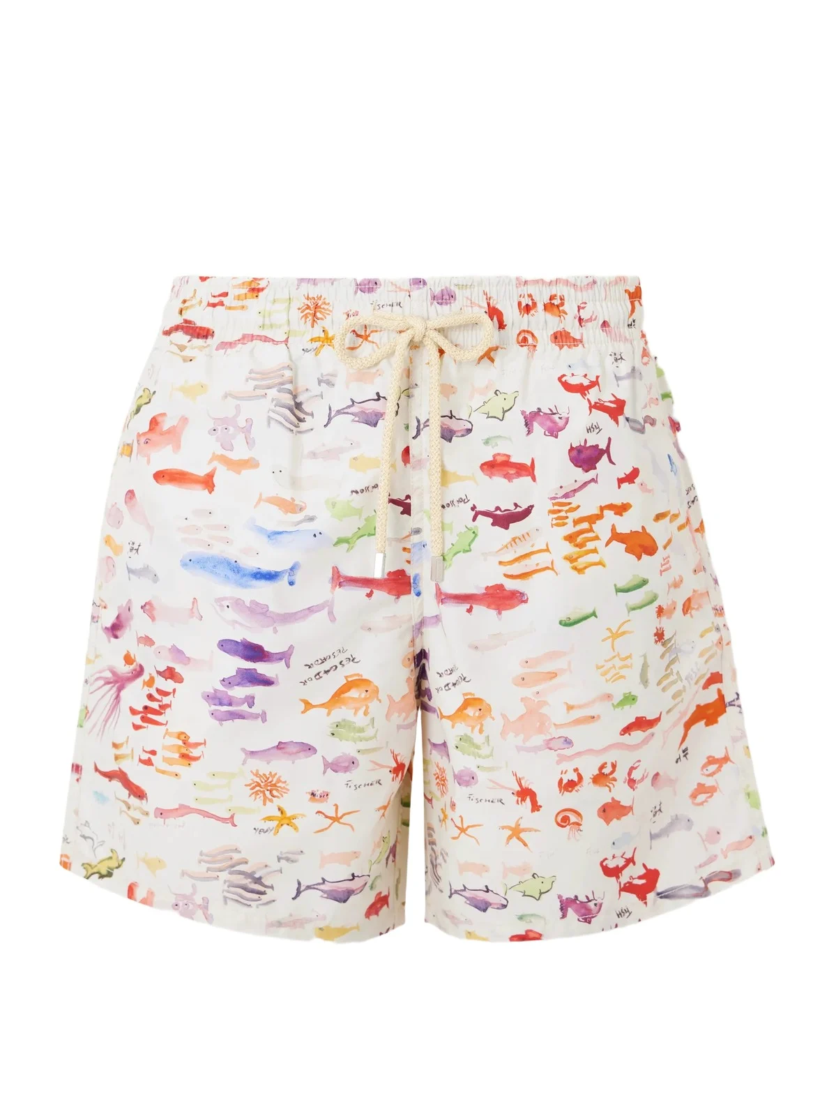 Moorea Straight-Leg Mid-Length Printed Recycled Swim Shorts - Men Moorea Straight-Leg Mid-Length Printed Recycled Swim Shorts - Men