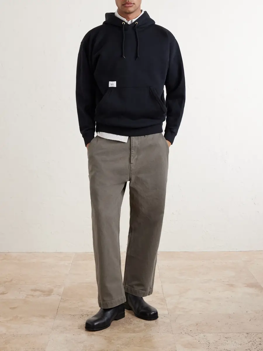 WTAPS SIGN-YD Cotton-Jersey Hoodie - Men | Thumbnail 2 WTAPS SIGN-YD Cotton-Jersey Hoodie - Men | Thumbnail 2