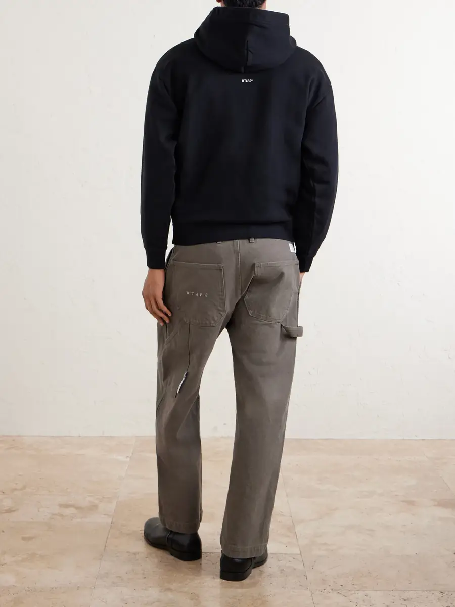 WTAPS SIGN-YD Cotton-Jersey Hoodie - Men | Thumbnail 4 WTAPS SIGN-YD Cotton-Jersey Hoodie - Men | Thumbnail 4