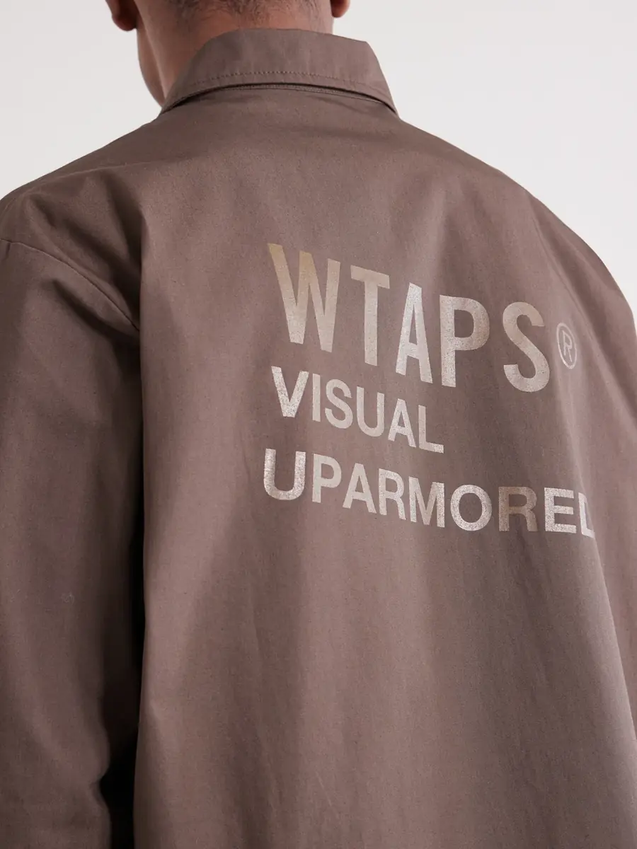 WTAPS Logo-Print Cotton-Blend CORDURA® Overshirt - Men | Thumbnail 5 WTAPS Logo-Print Cotton-Blend CORDURA® Overshirt - Men | Thumbnail 5
