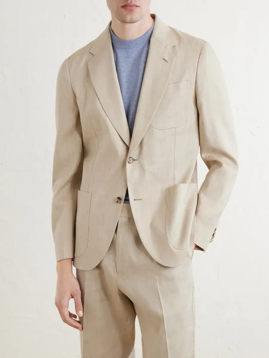 Paul Smith Linen and Wool-Blend Twill Suit Jacket - Men | Thumbnail 3 Paul Smith Linen and Wool-Blend Twill Suit Jacket - Men | Thumbnail 3