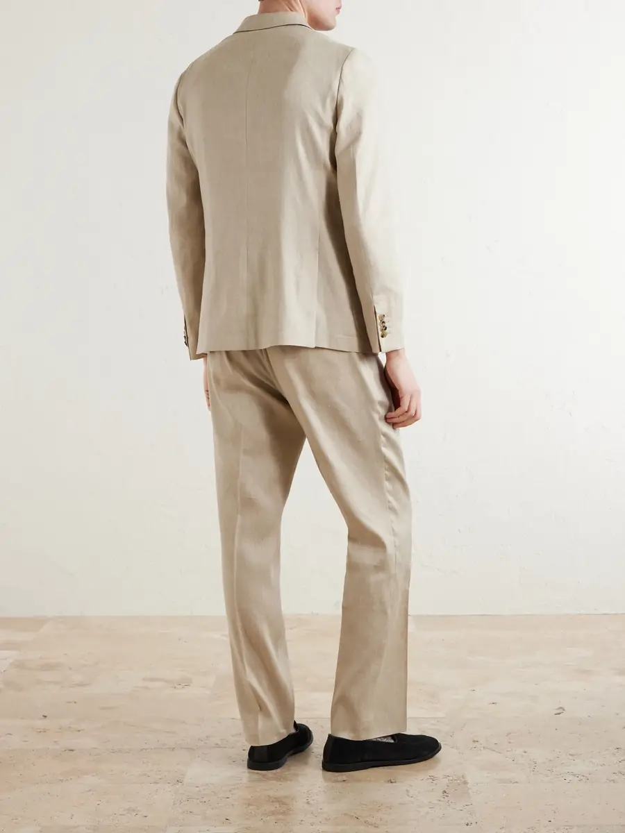 Paul Smith Linen and Wool-Blend Twill Suit Jacket - Men | Thumbnail 4 Paul Smith Linen and Wool-Blend Twill Suit Jacket - Men | Thumbnail 4