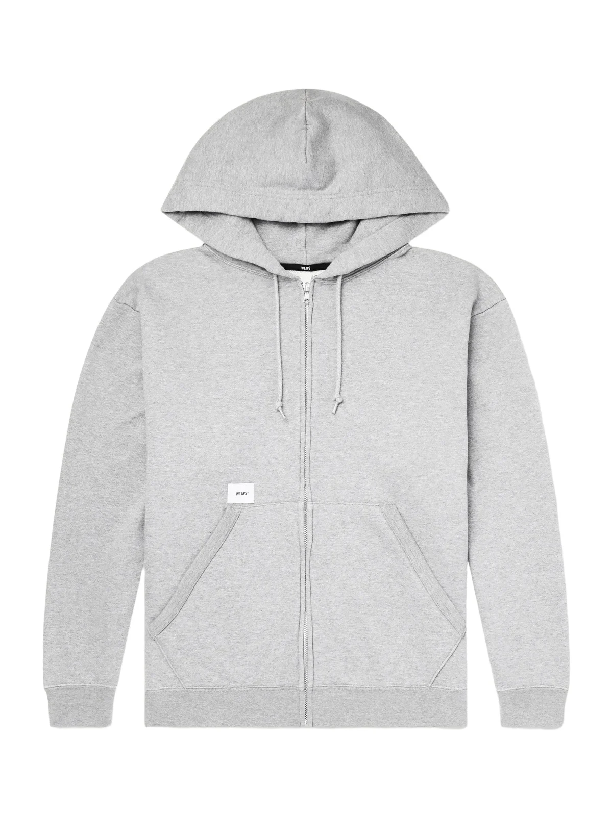 WTAPS Throwdy Logo-Appliquéd Cotton-Jersey Zip-Up Hoodie - Men