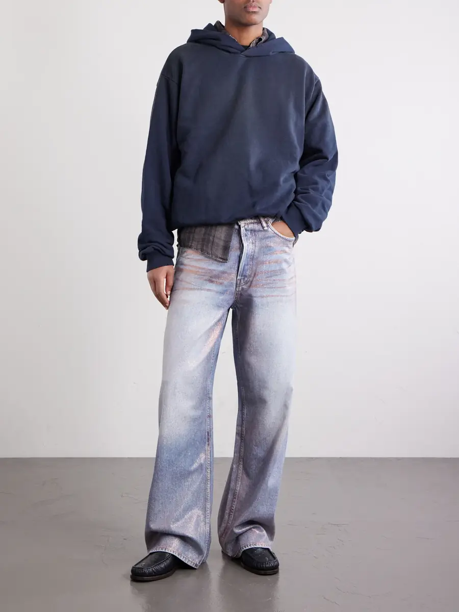 Acne Studios Glittered Wide-leg Pants | Thumbnail 2 Acne Studios Glittered Wide-leg Pants | Thumbnail 2