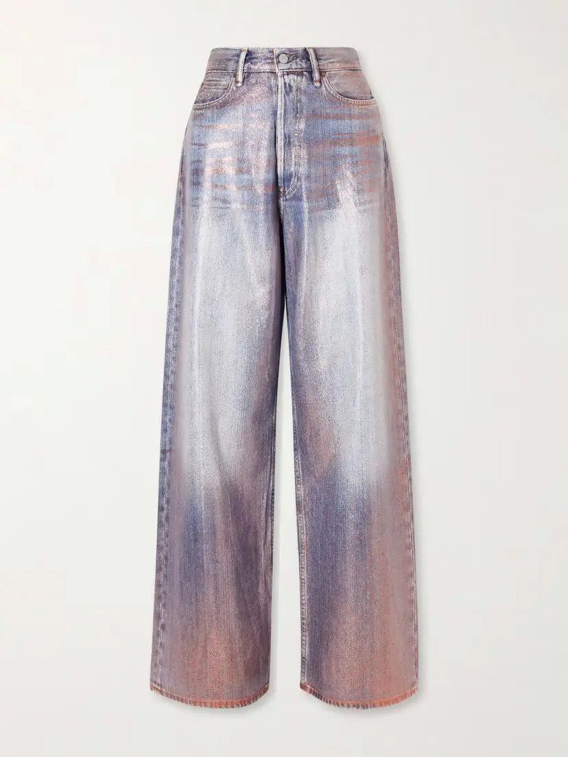 Acne Studios Glittered Wide-leg Pants | Thumbnail 7 Acne Studios Glittered Wide-leg Pants | Thumbnail 7