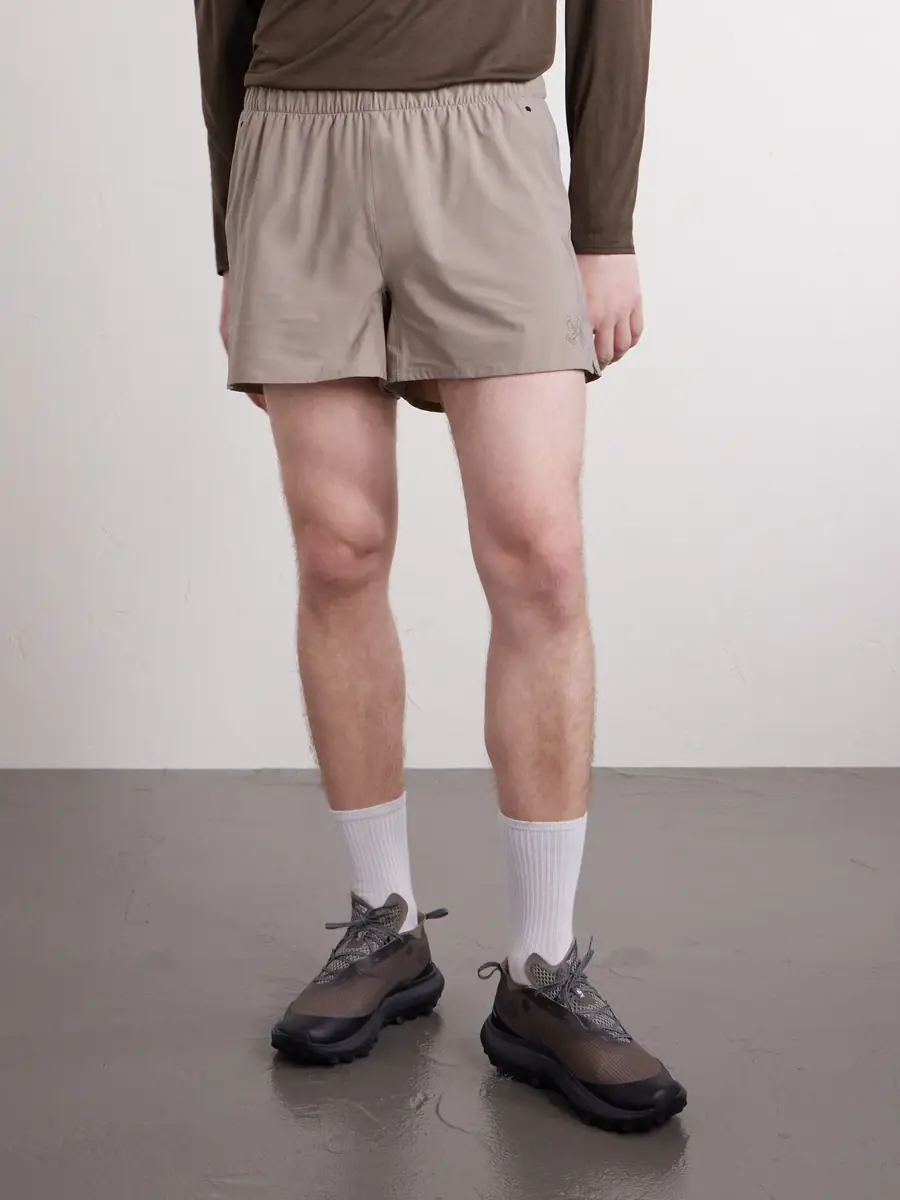 Portal Marka Liner Straight-Leg 5" Mesh-Trimmed Recycled-Shell Running Shorts - Men | Thumbnail 3