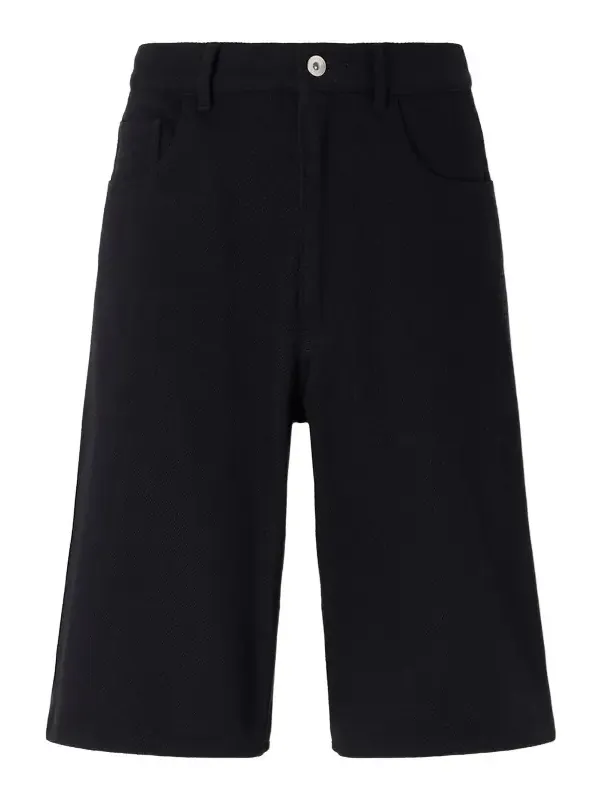 Auralee Wide-Leg Silk Shorts - Men