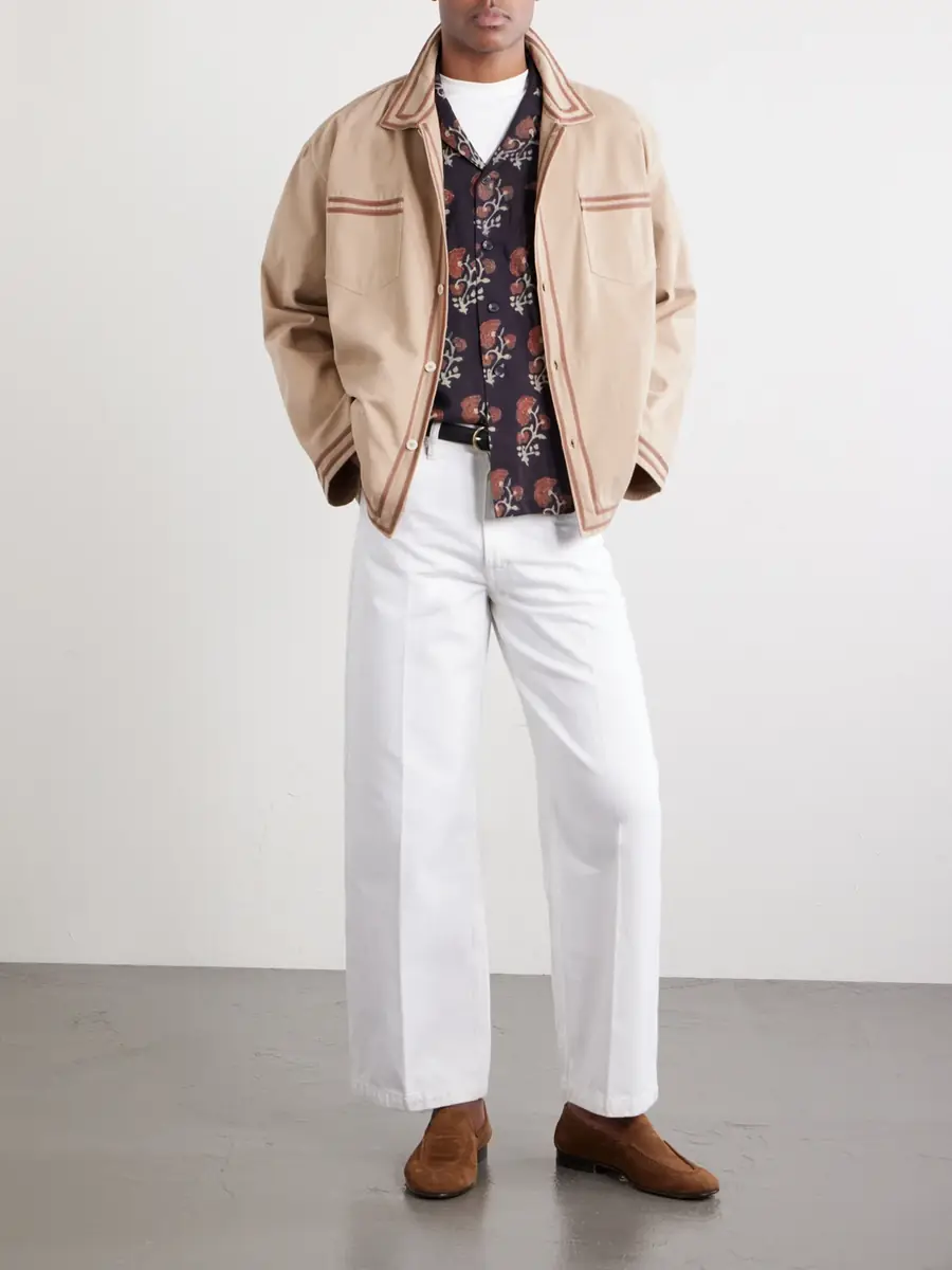 Kartik Research Camp-Collar Floral-Print Silk Shirt - Men | Thumbnail 2 Kartik Research Camp-Collar Floral-Print Silk Shirt - Men | Thumbnail 2