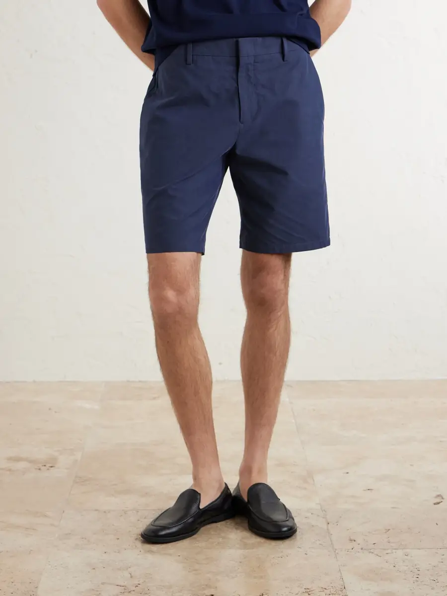 Paul Smith Straight-Leg Cotton and Lyocell-Blend Shorts - Men | Thumbnail 3 Paul Smith Straight-Leg Cotton and Lyocell-Blend Shorts - Men | Thumbnail 3