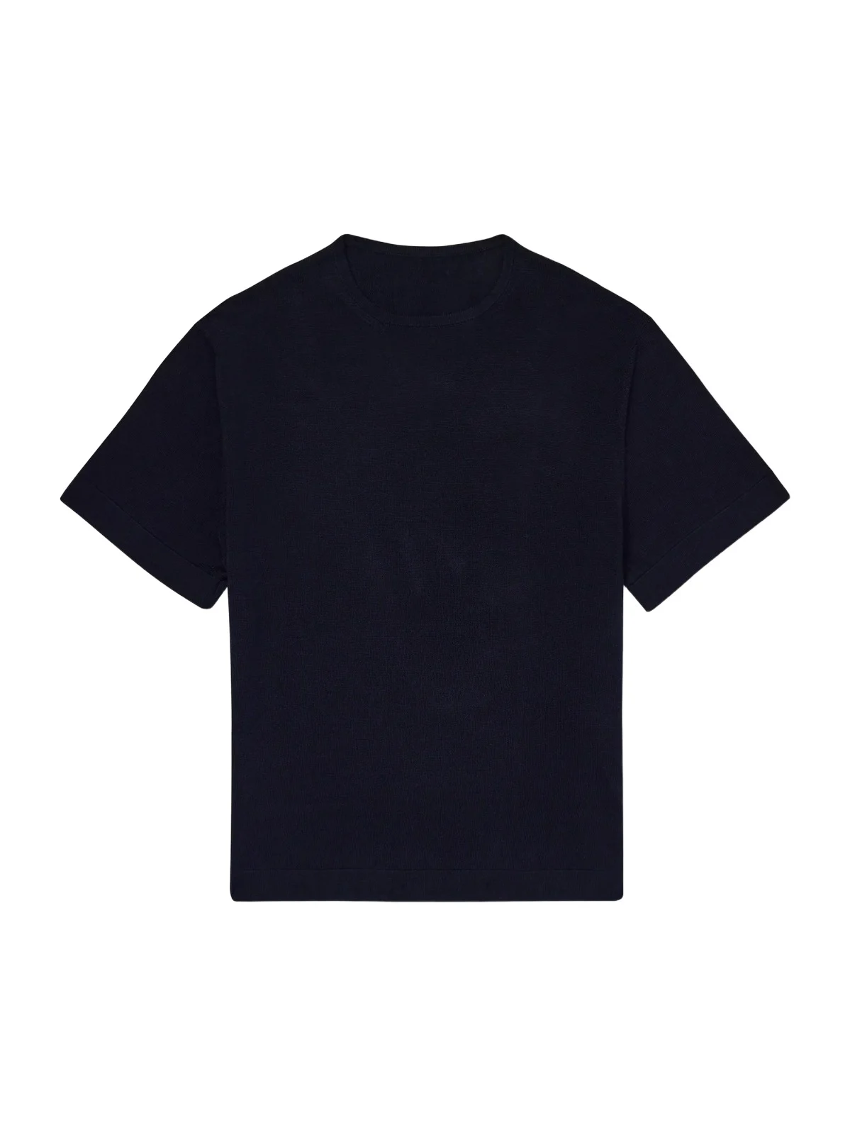 Knitted Cotton T-Shirt - Men Knitted Cotton T-Shirt - Men