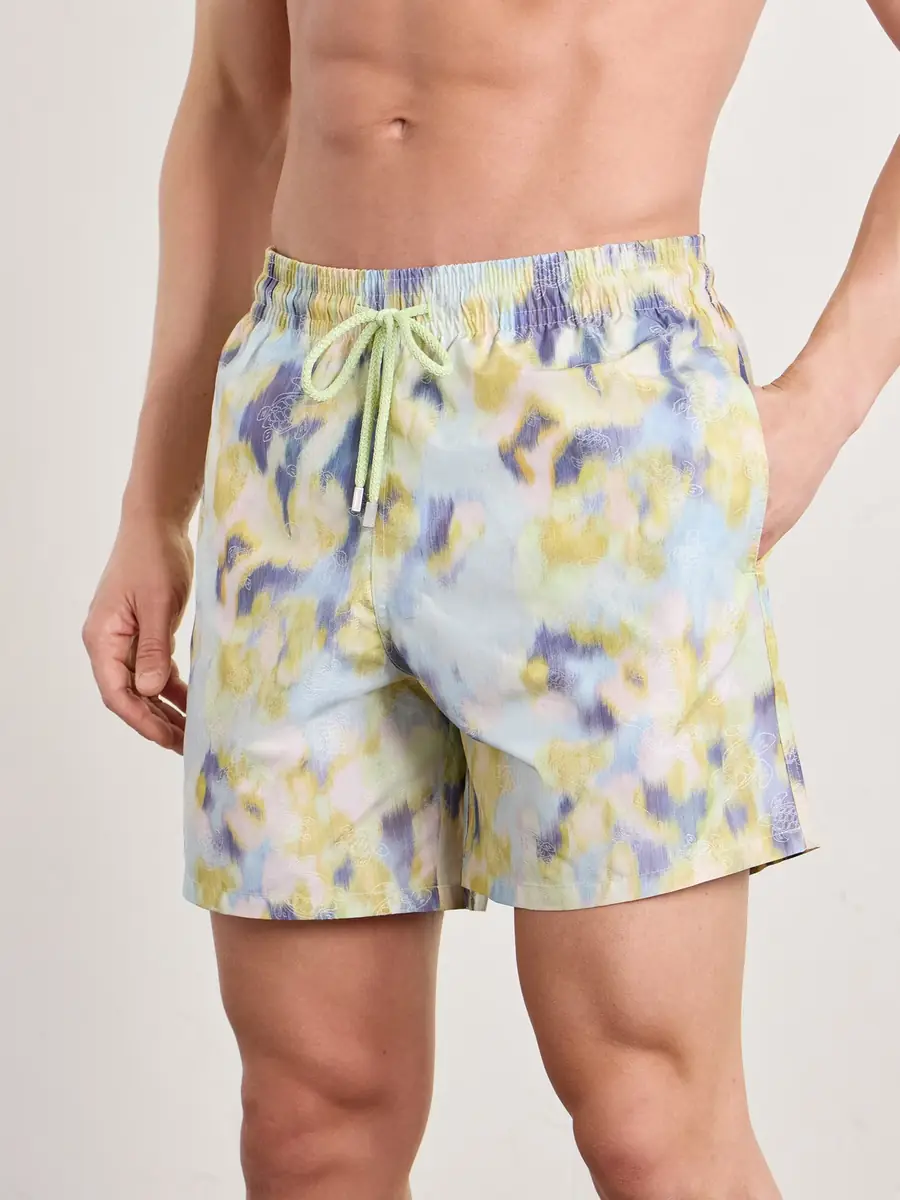 Vilebrequin Moopea Straight-Leg Mid-Length Printed Recycled Swim Shorts - Men | Thumbnail 2 Vilebrequin Moopea Straight-Leg Mid-Length Printed Recycled Swim Shorts - Men | Thumbnail 2