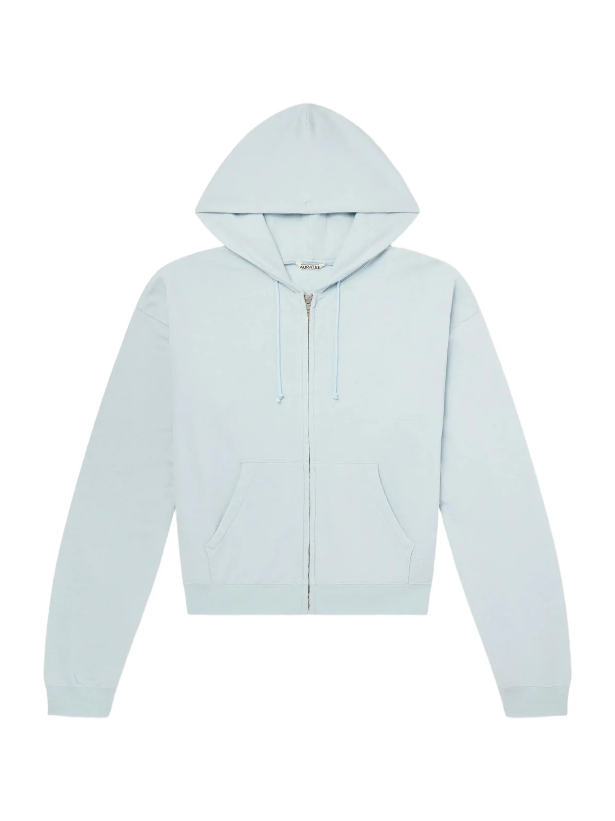 Auralee Cotton, Wool and Silk-Blend Zip-Up Hoodie - Men