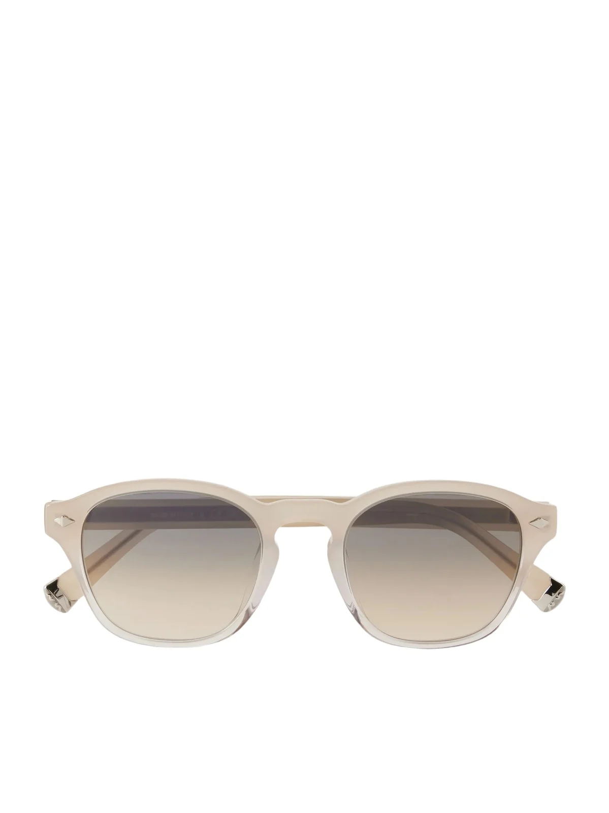 Round-Frame Two-Tone Acetate Sunglasses - Men