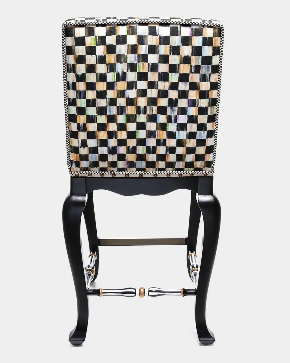 MacKenzie-Childs Courtly Check Counter Stool | Thumbnail 4 MacKenzie-Childs Courtly Check Counter Stool | Thumbnail 4