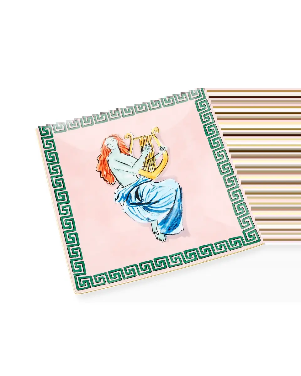 GINORI 1735 Il Viaggio di Nettuno Vide Poche Tray by Luke Edward Hall