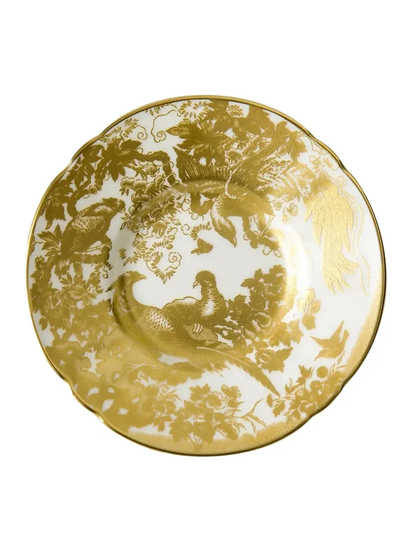 Royal Crown Derby Aves Gold Coffee Saucer