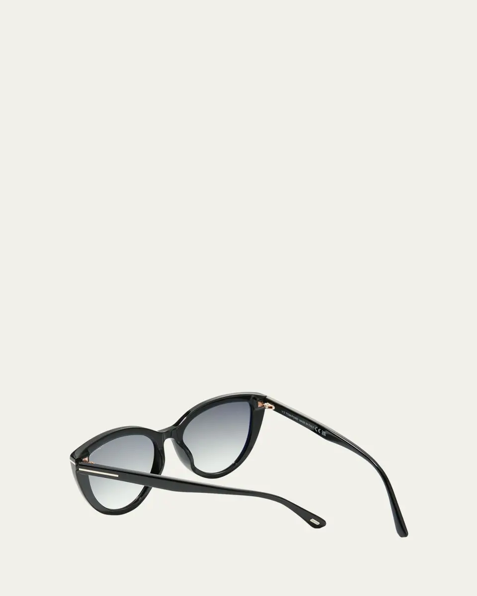 TOM FORD Isabella Plastic Cat-Eye Sunglasses | Thumbnail 7