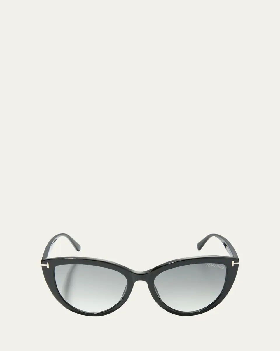 TOM FORD Isabella Plastic Cat-Eye Sunglasses | Thumbnail 8