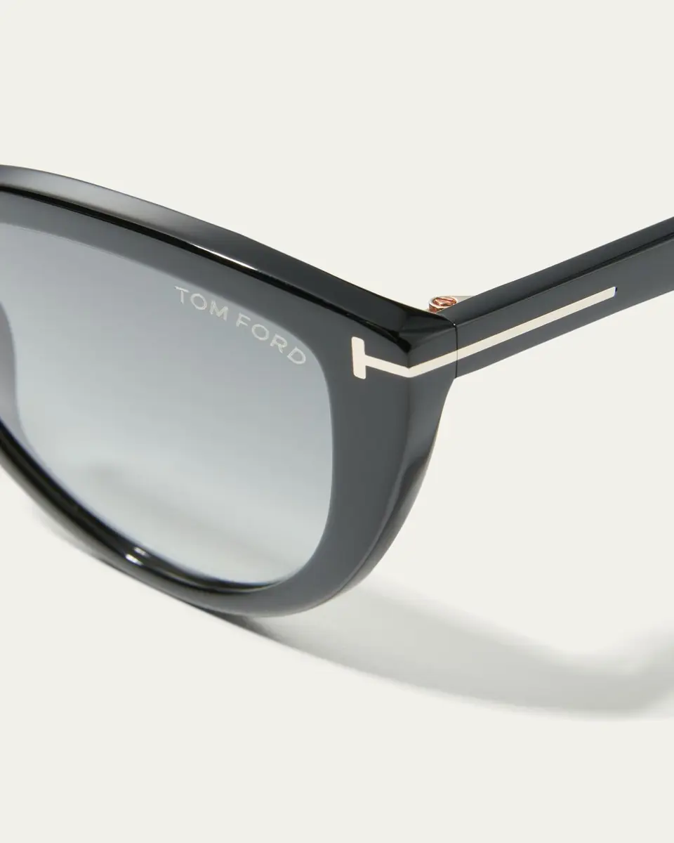 TOM FORD Isabella Plastic Cat-Eye Sunglasses | Thumbnail 9
