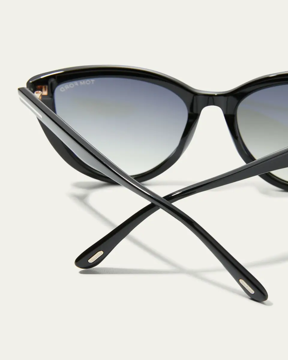 TOM FORD Isabella Plastic Cat-Eye Sunglasses | Thumbnail 10