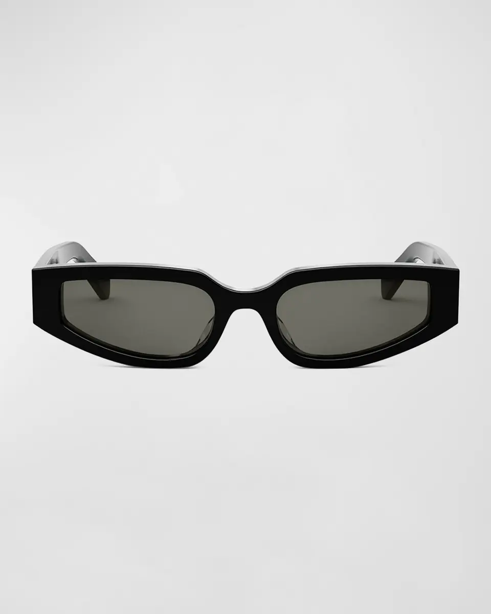 Celine Triomphe Sleek Acetate Cat-Eye Sunglasses | Thumbnail 2