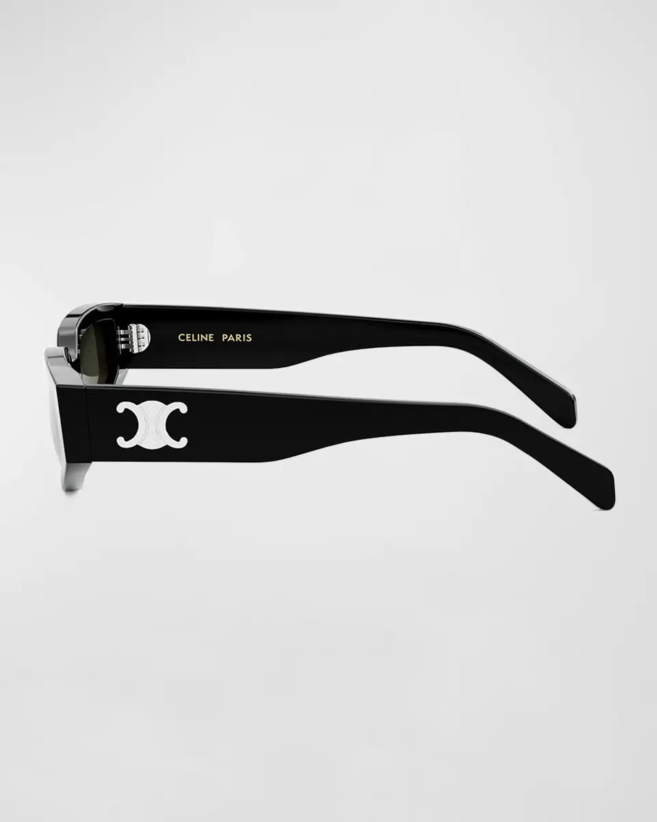 Celine Triomphe Sleek Acetate Cat-Eye Sunglasses | Thumbnail 3