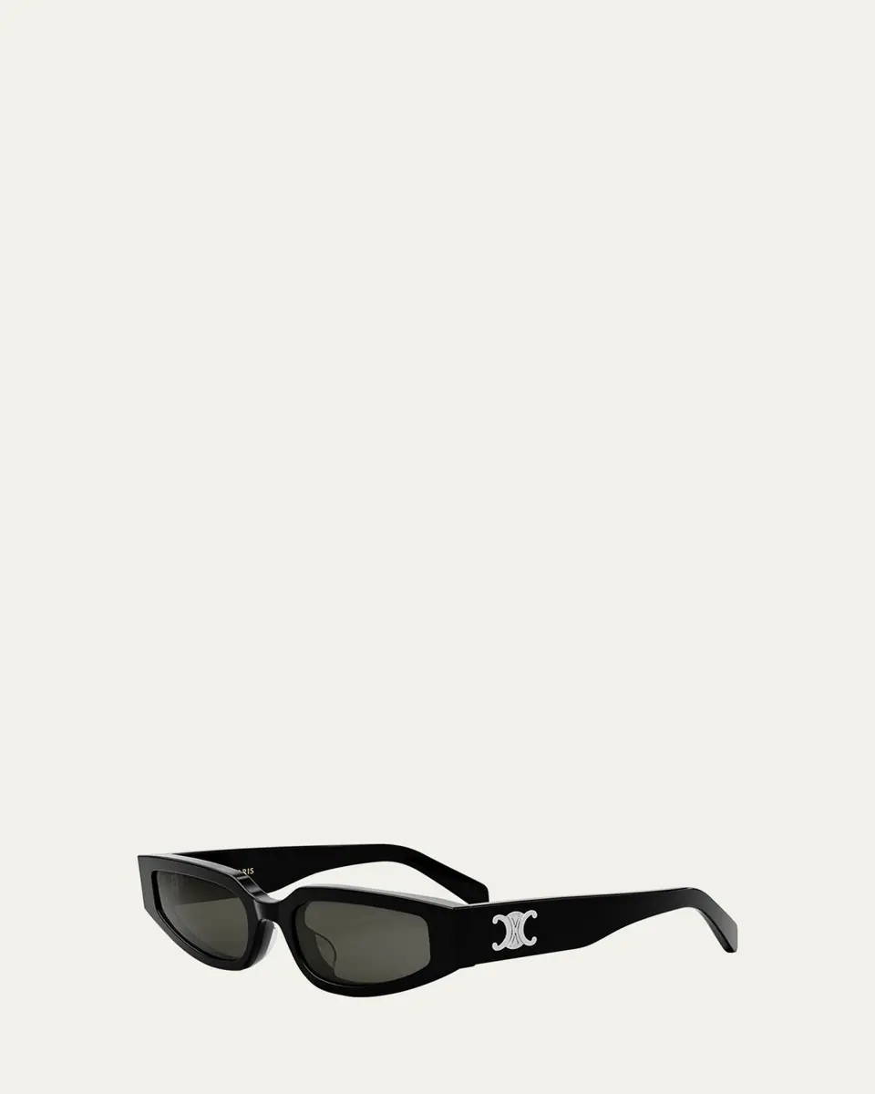 Celine Triomphe Sleek Acetate Cat-Eye Sunglasses | Thumbnail 6