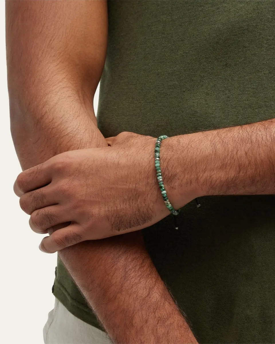 Jan Leslie Men's Gemstone Beaded Bracelet | Thumbnail 2 Jan Leslie Men's Gemstone Beaded Bracelet | Thumbnail 2